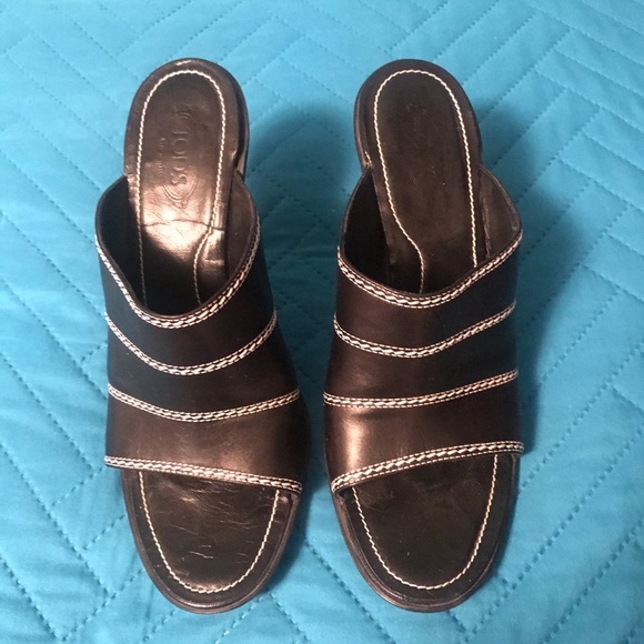 TOD’S Open Toe Mules - Picture 1 of 8